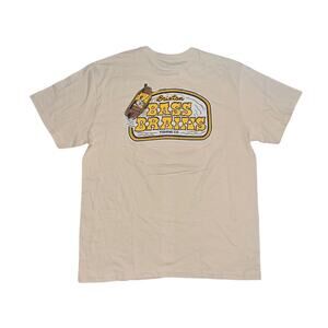 Brixton Bass brains boat Collab T-Shirt 100% Cotton Size XL NWT Outdoors Fishing